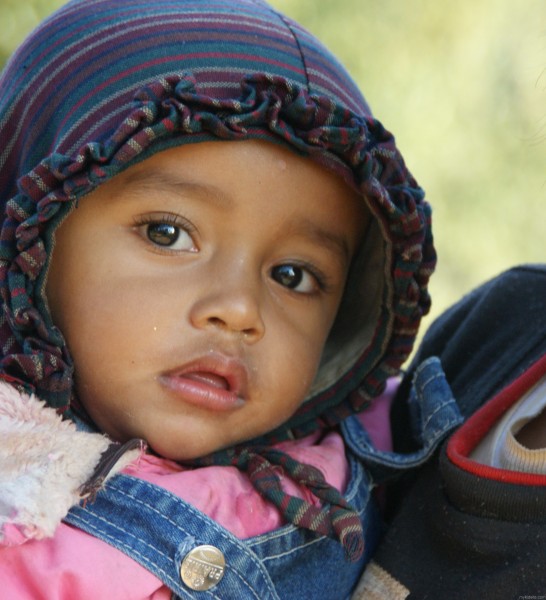 Baby Girl With Cap