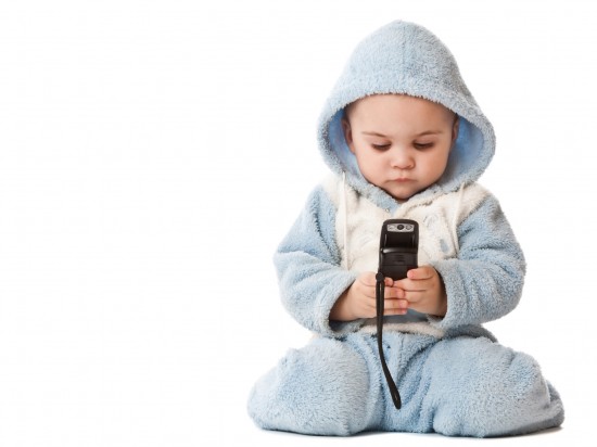 Baby With Phone