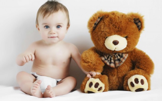 Baby With Teddy