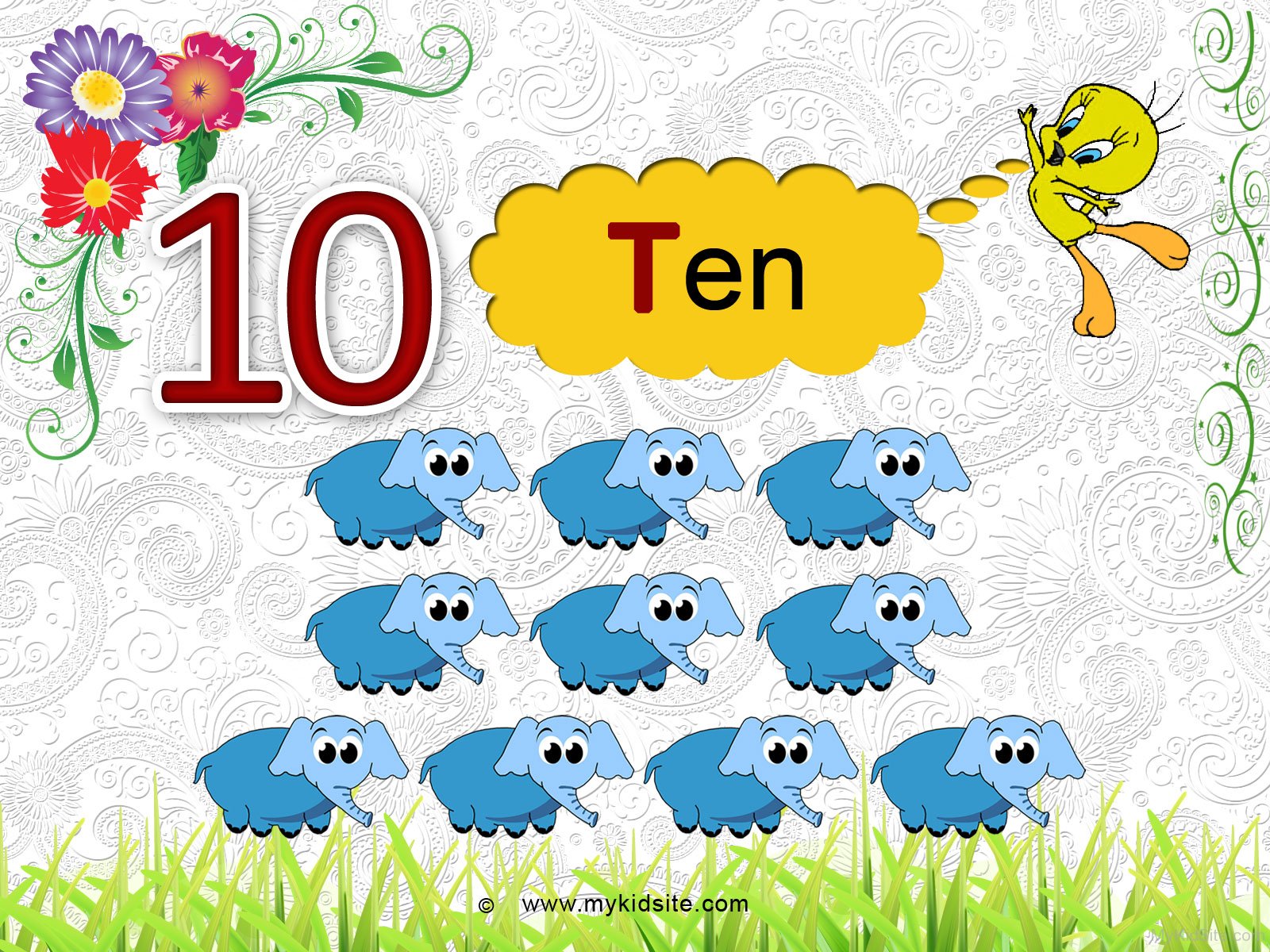 Number Worksheet For 10