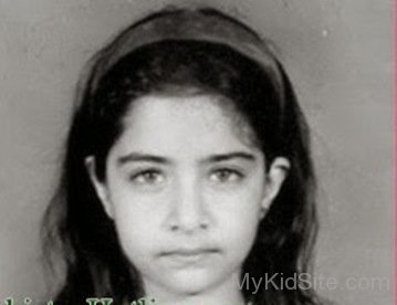 Childhood Picture Of Atiqa Odho