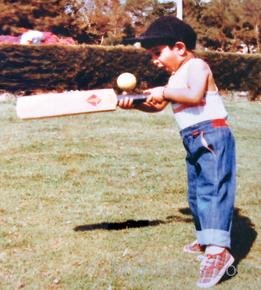 Childhood Picture Of  Cheteshwar Arvind Pujara