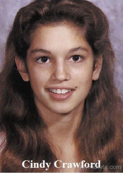 Childhood Picture Of Cindy Crawford