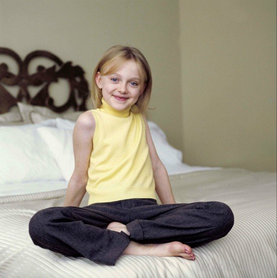 Childhood Picture Of Dakota Fanning