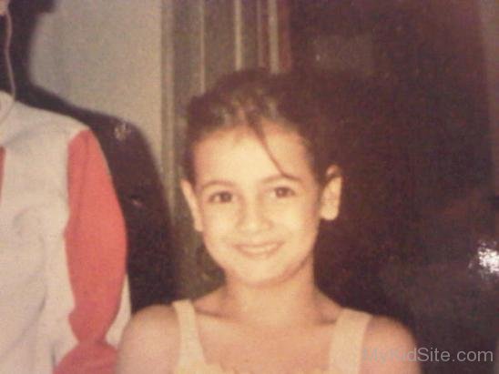 Childhood Picture Of  Diya Mirza