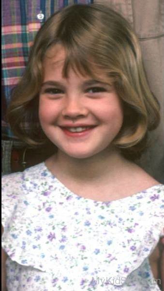 Childhood Picture Of  Drew Barrymore