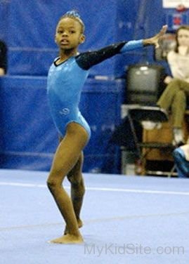 Childhood Picture Of Gabby Douglas