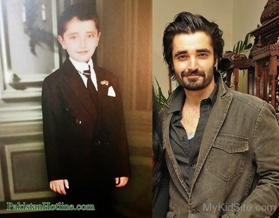 Childhood Picture Of Hamza Ali Abbasi