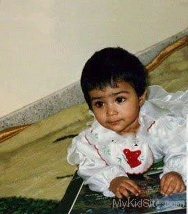 Childhood Picture Of  Humaima Malik