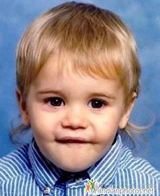 Childhood Picture Of  Justin bieber