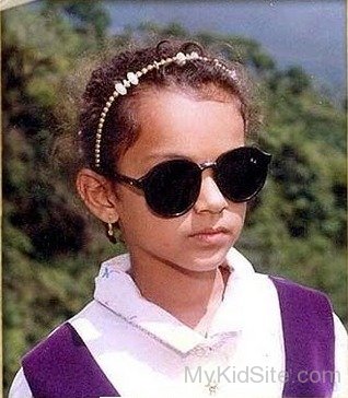 Childhood Picture Of Kangana Ranuat