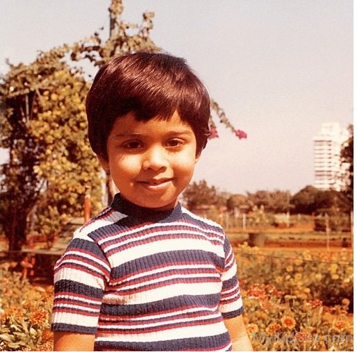 Childhood Picture Of Karan Johar