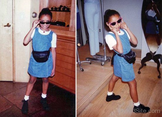 Childhood Picture Of Kat Graham