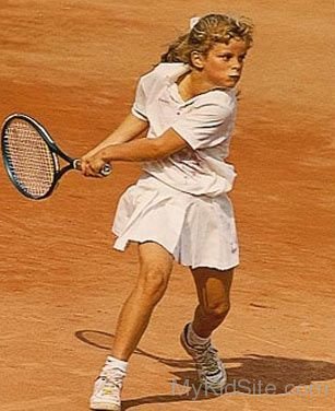 Childhood Picture Of Kim Clijsters