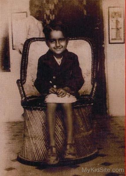 Childhood Picture Of LK Advani