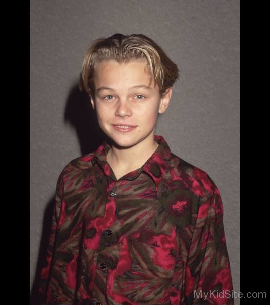 Childhood Picture Of Leonardo DiCaprio