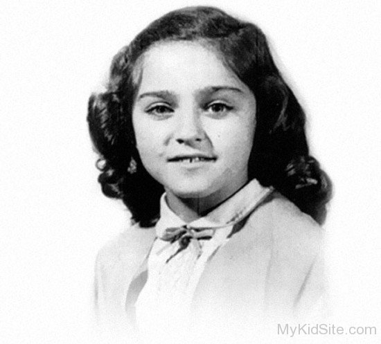 Childhood Picture Of Madonna