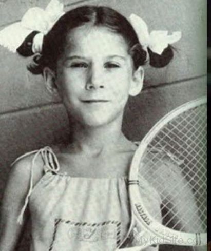 Childhood Picture Of  Monica Seles