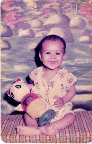 Childhood Picture Of  Nia Sharma