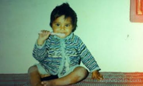 Childhood Picture Of Parichay Sharma