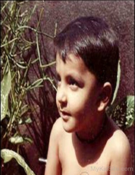 Childhood Picture Of Ranveer Singh