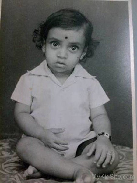 Childhood Picture Of Ravi Sankar