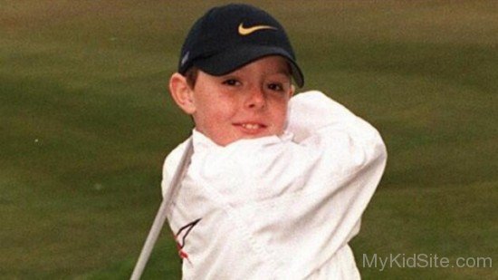 Childhood Picture Of  Rory McIlroy