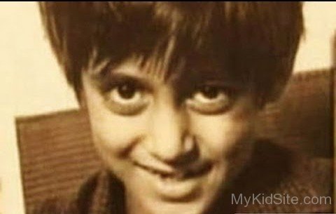 Childhood Picture Of Salman Khan