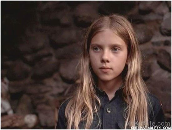 Childhood Picture Of  Scarlett Johansson