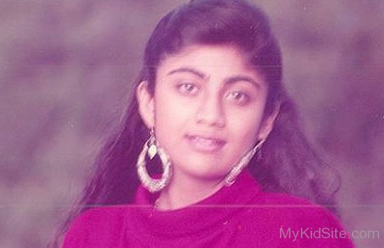 Childhood Picture Of Shilpa Shetty