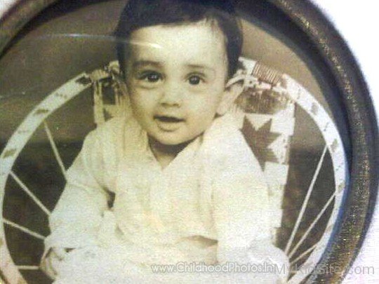 Childhood Picture Of Siddharth Narayan