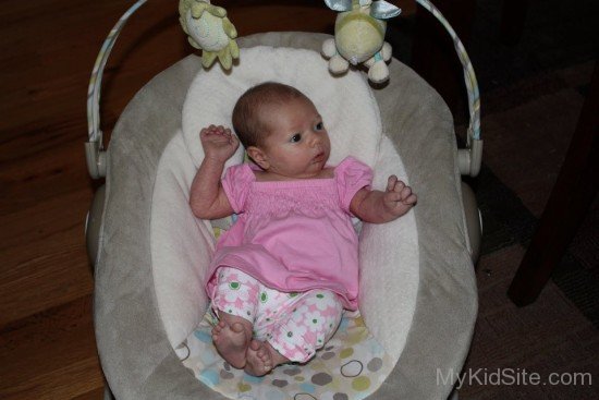 Baby Girl In Basket