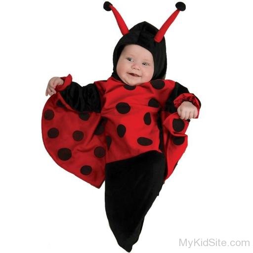 Cute Baby As Ladybug