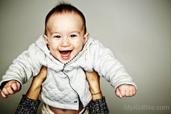 Cute Baby Boy Laughing